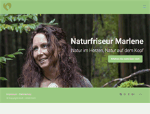 Tablet Screenshot of naturfriseur-marlene.de
